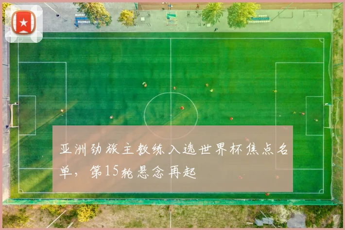 亚洲劲旅主教练入选世界杯焦点名单，第15轮悬念再起